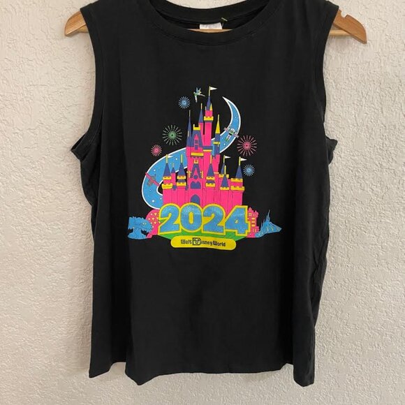 Walt Disney World 2024 "Pop Art" Castle Tank Top - Picture 2 of 4